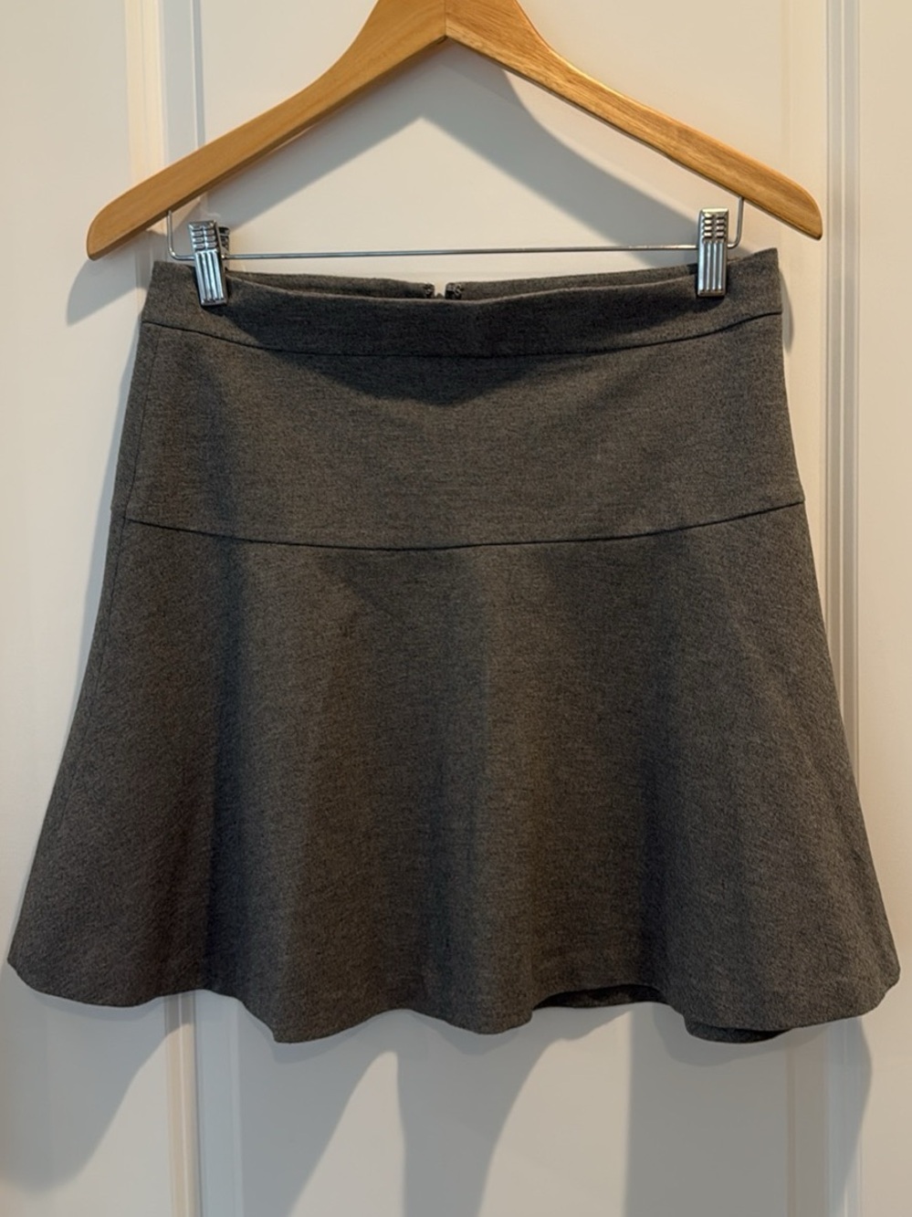 Banana Republic Charcoal Gray A-Line Skirt